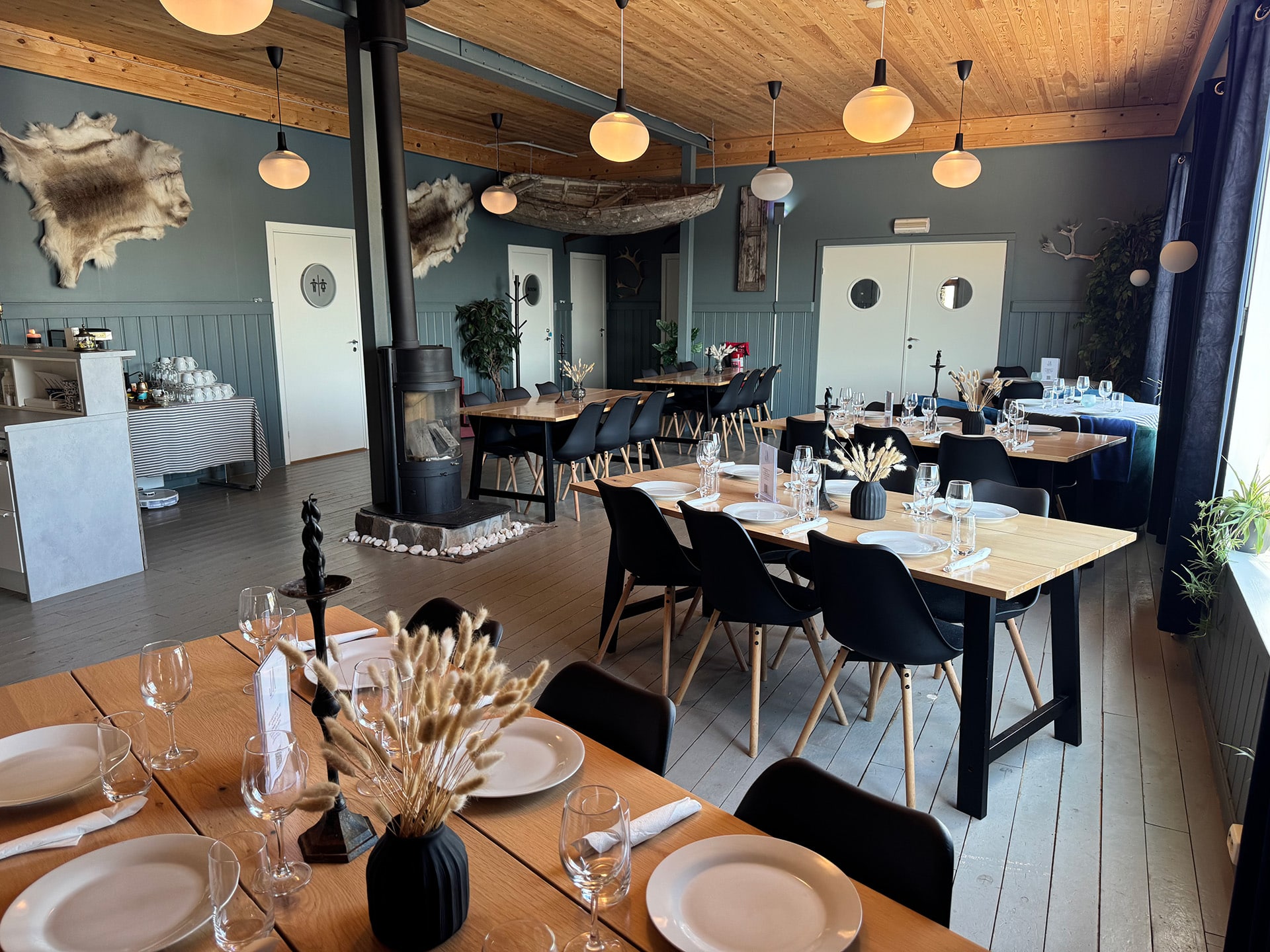 Restaurantlokalet på Jakobselvkaia